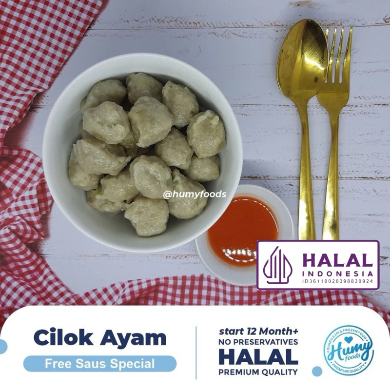 

BAKSO CILOK AYAM GLUTEN FREE HOMEMADE 20 PCS (halal, tanpa pengawet)