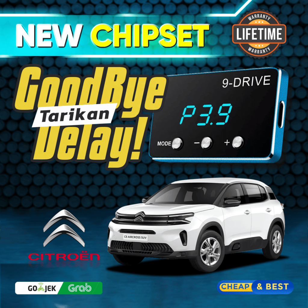 9 Drive New Citroën C5 Aircross SUV Piggyback Race Chip Throttle Controller ECU Remaparo Piggyback R