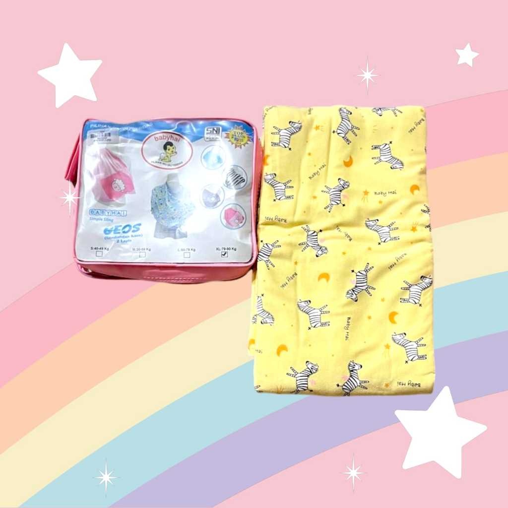 BABY HAI GENDONGAN GEOS MOTIF 2 LAPIS BH085