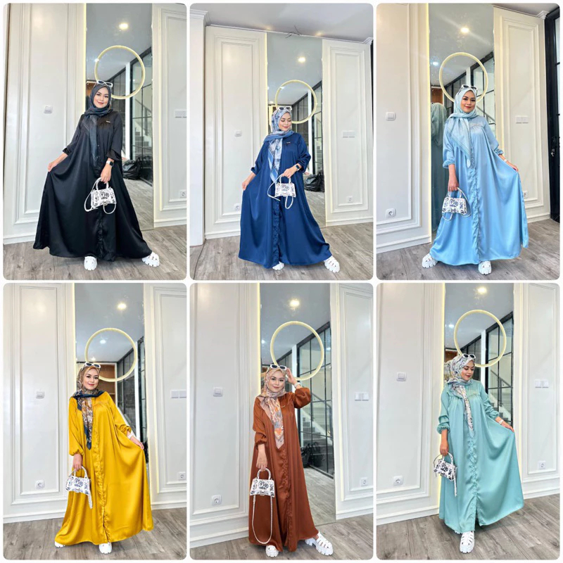 JOURNEY SCARVES - Dress Lisa Gamis Wanita Panjang Syari Busui