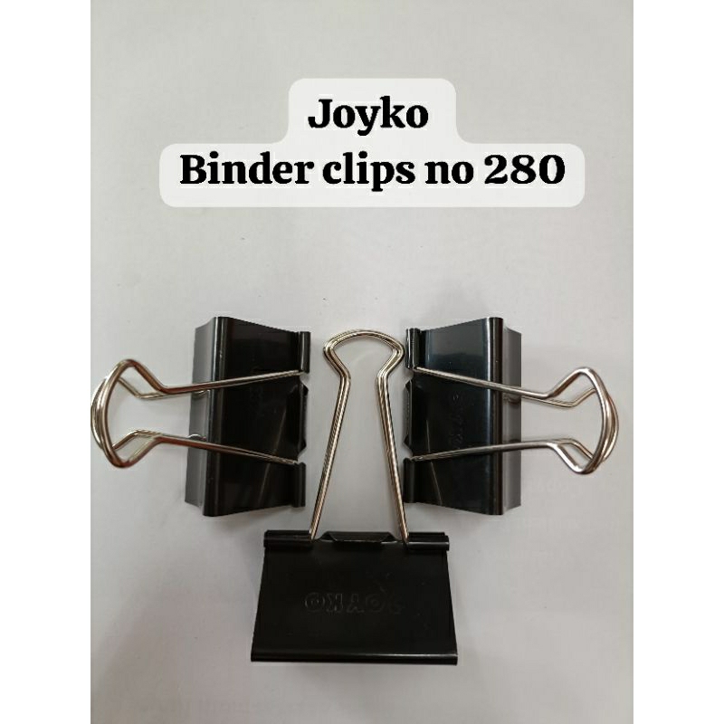 

PENJEPIT KERTAS/BINDER CLIP JOYKO 280 ECER (ISI 1 PCS)