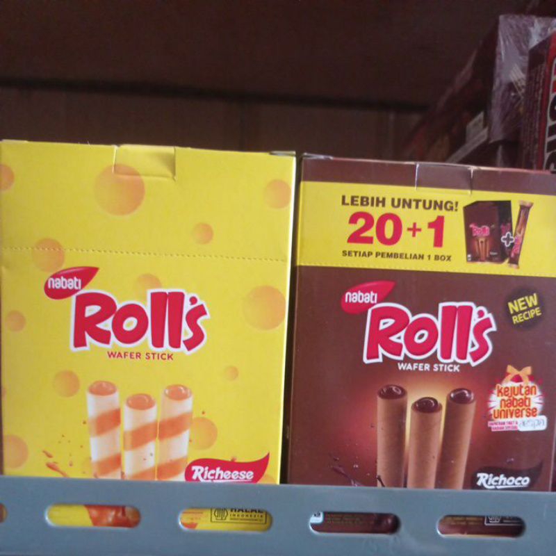 

Rolls Wafer Stick @6gr isi 20pc_Nabati