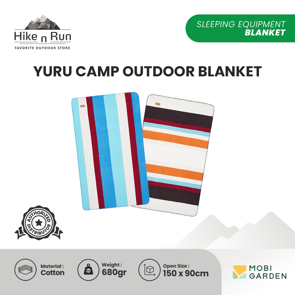 Mobi Garden NX21671093 Selimut Yuru Camp Cotton Blanket