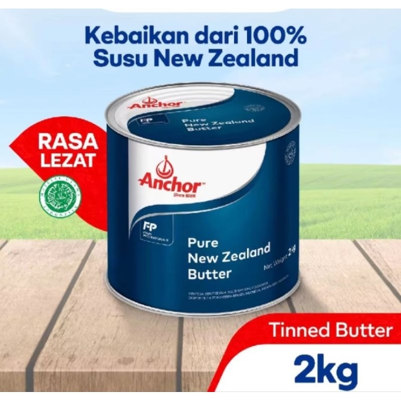 

Anchor Salted Butter 2kg - Mentega Asin New Zealand
