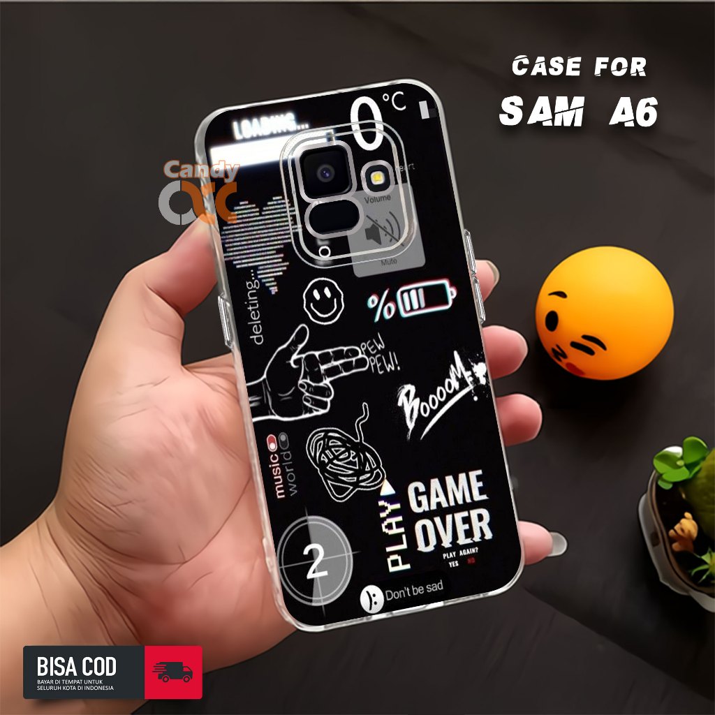 Case SAMSUNG A6  - Casing SAMSUNG A6 - Motif NASA TICKET - Softcase Premium - Case Hp - Casing Hp - 