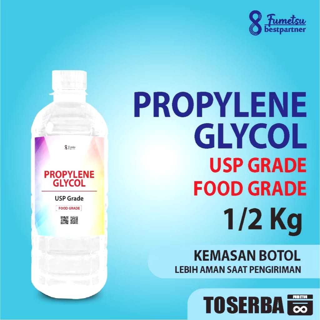 Propylene Glycol USP Grade / Propylene Glycol Food Grade / PG USP Grade - 1/2 KG
