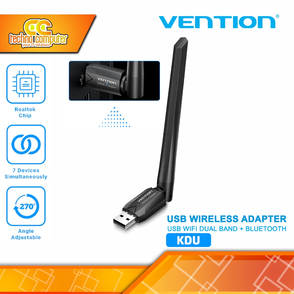 USB WIFI VENTION Dual-Band Antena Wireless USB Adapter - KDU