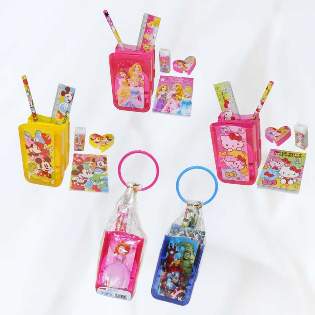

Stationery set original Disney Mickey Mouse, Sofia, Avengers, Princess, Hello Kitty