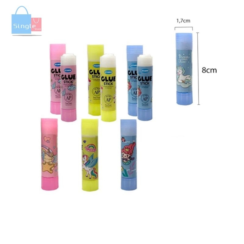 

Lem stik (1 pcs) ukuran KECIL 10gram/ Lem stick / Lem murah / Lem fancy / Glue Stik Fancy