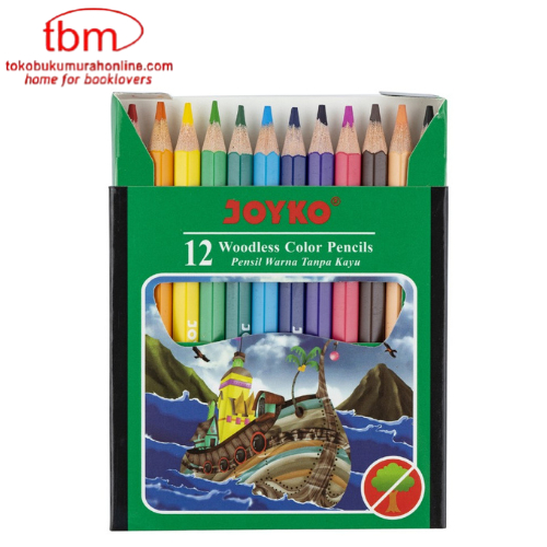 

TBMO Color Pencil / Pensil Warna Joyko CP-107 / 12 Warna