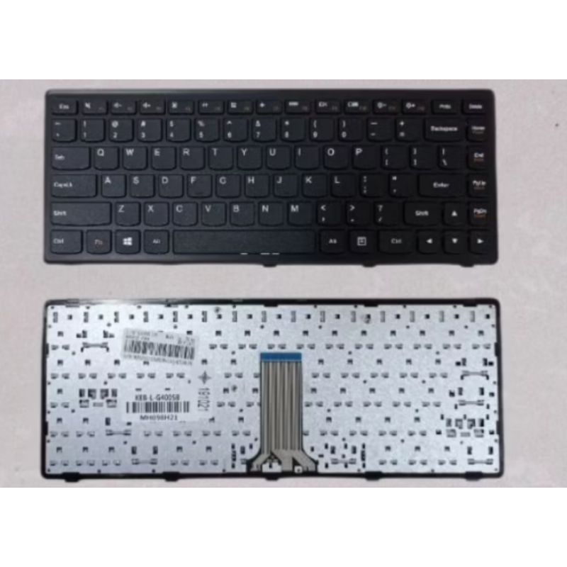 Lenovo Keyboard Lenovo G400S Z410 G40S G400AT G400AM G400AS Hitam Lenovo