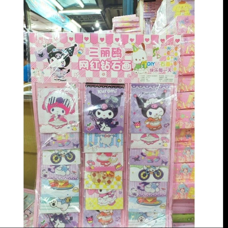 

DIY Sticker diamond painting Karakter Surprise / Stiker Berlian Kartun