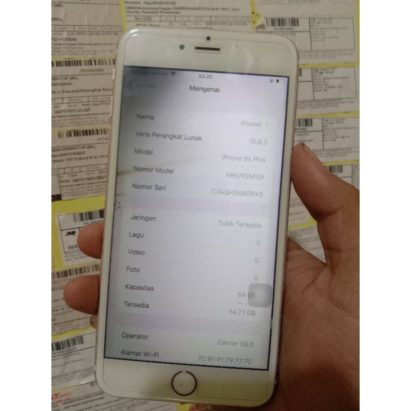 iphone 6s plus 64gb minus