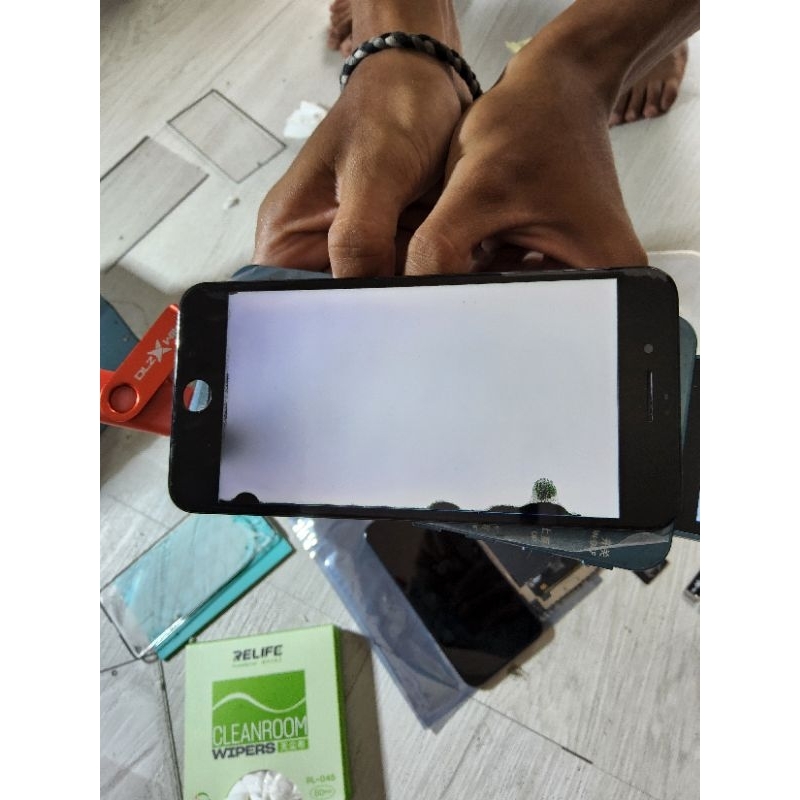 LCD IPHONE 7 PLUS ORIGINAL COPOTAN MINUS TOMPEL SELEBIHNYA NORMAL
