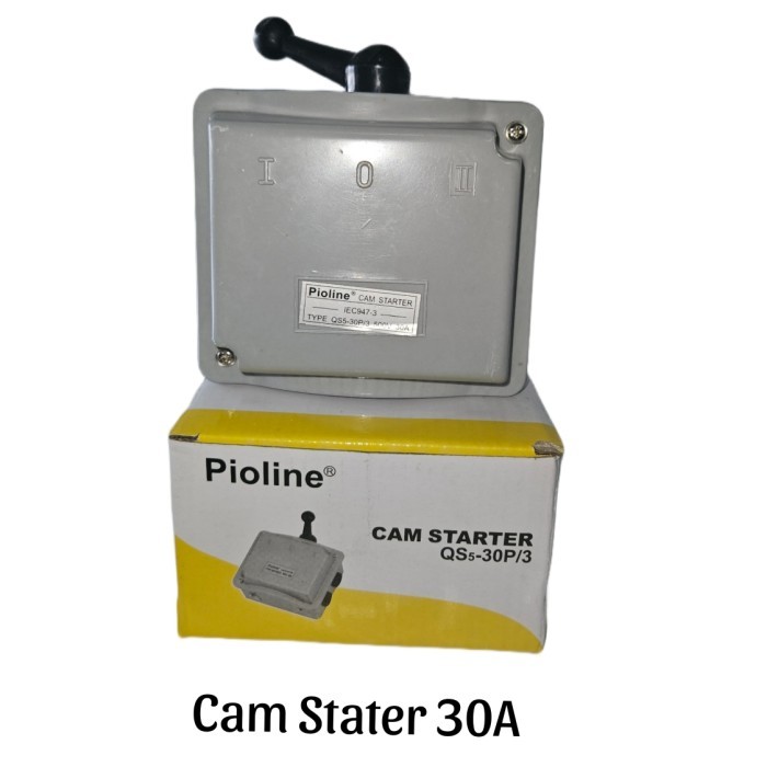 Cam Starter Ohm Saklar 3P 30A I-0 (ON-OFF-ON) Pioline I - 0 - I ( 3 phase)