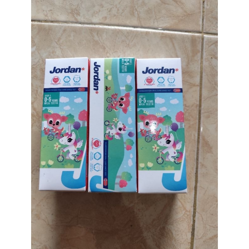odol pasta gigi jordan 0-5tahun stoberi