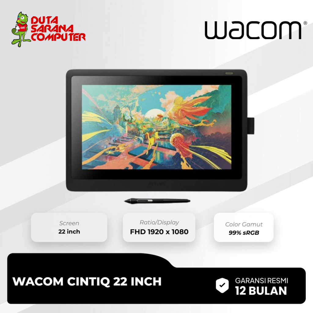 WACOM CINTIQ 22 VENUS DTK 2260-Garansi Resmi