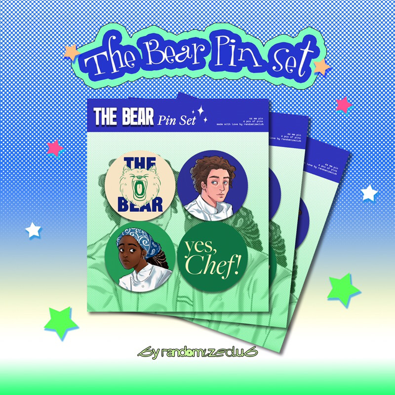 

[RandomizeClub] THE BEAR Pin Set