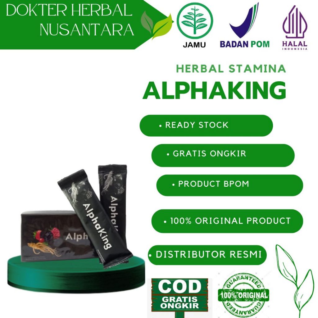 Alphaking Stamina Pria Original / Alphaking Asli