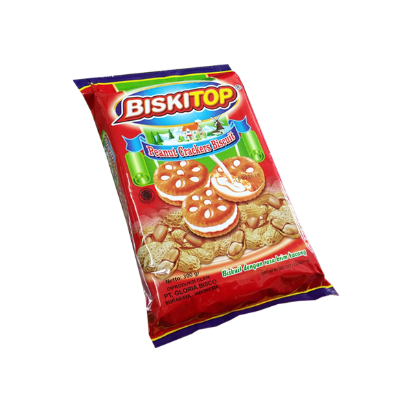 

BISKITOP PEANUT CRACKERS BISCUIT 300GR