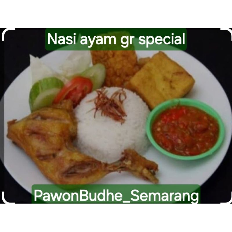 

Paket ayam goreng kampung special