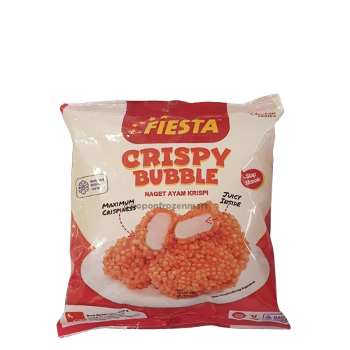 

Fiesta Crispy Bubble 400gr Naget Ayam Krispy (NON COD DILUAR KOTA JATENG)