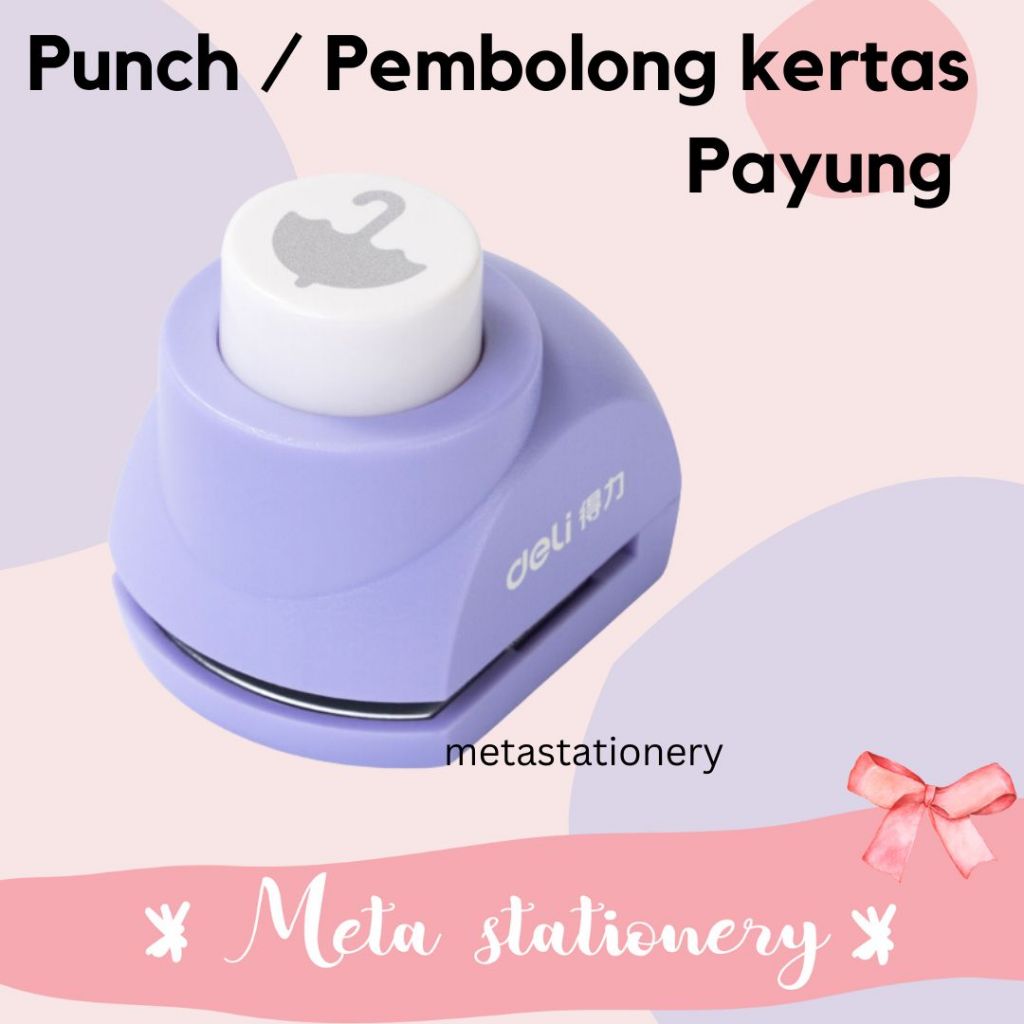 

Pembolong Kertas / Craft Puncher Motif Payung DELI TA901