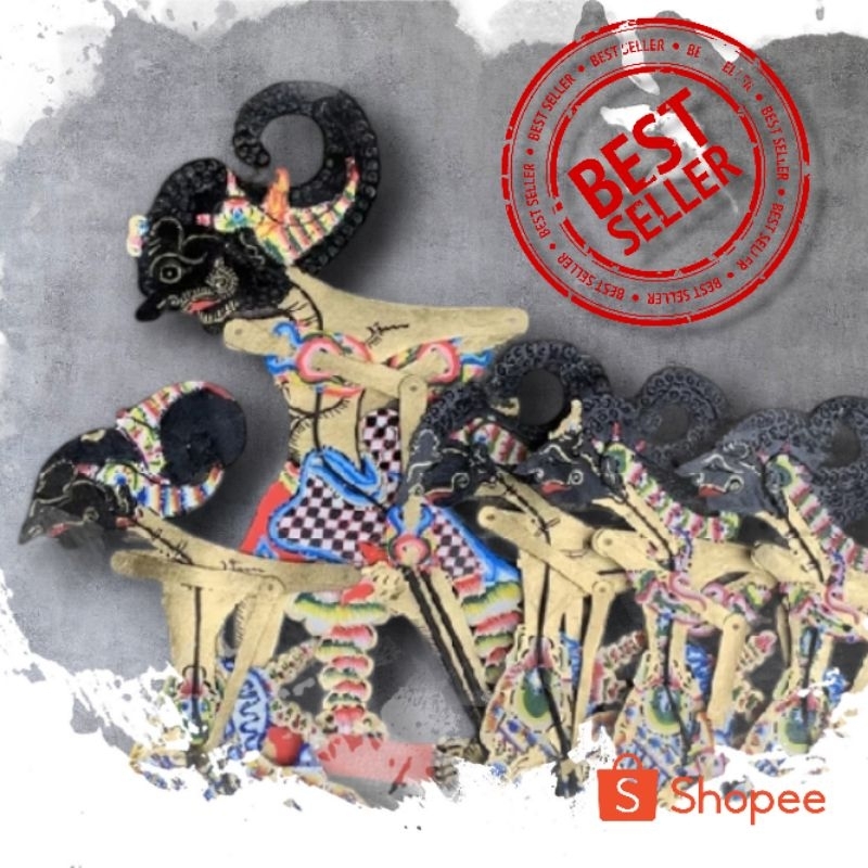 Wayang Kulit Asli Pandawa Lima 1 Set/Bundling Standar Dalang (LEBIH HEMAT & MURAH)