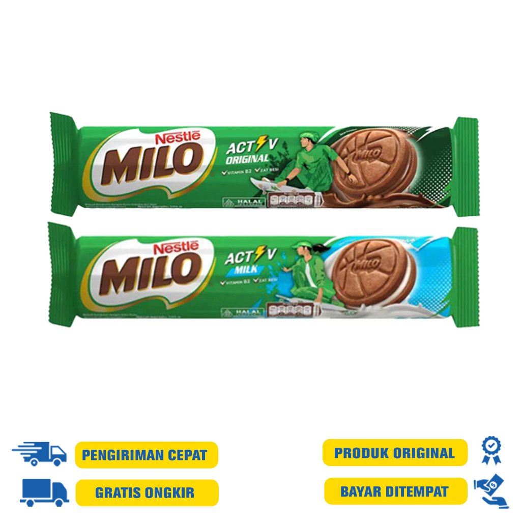 

Milo Activ Biskuit sandwich 104gr - Milk | Original