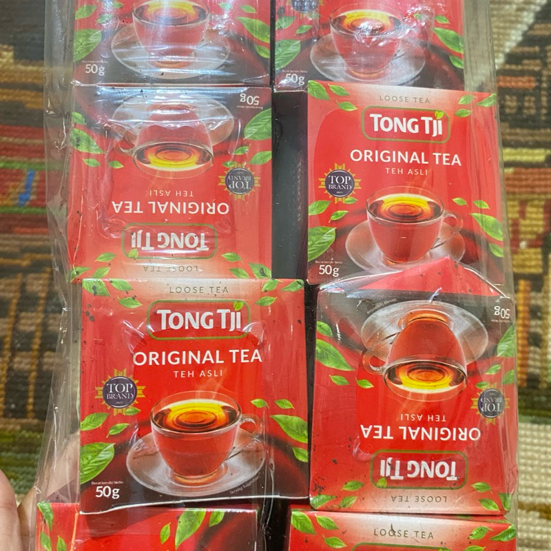 

TONGTJI ORIGINAL TEA 50gr black tea TONG TJI 50gr isi 10pcs | JURAGAN TEH JAKARTA