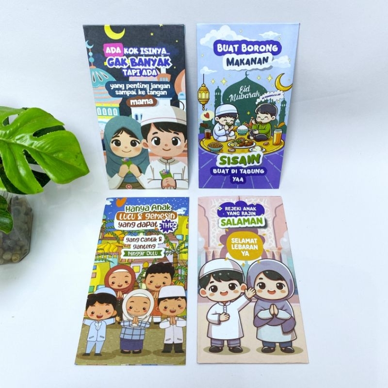 

Amplop Lebaran 2025 Unik Aesthetic Glosir 1 Pack ( isi 40 pcs ) Siap Pakai