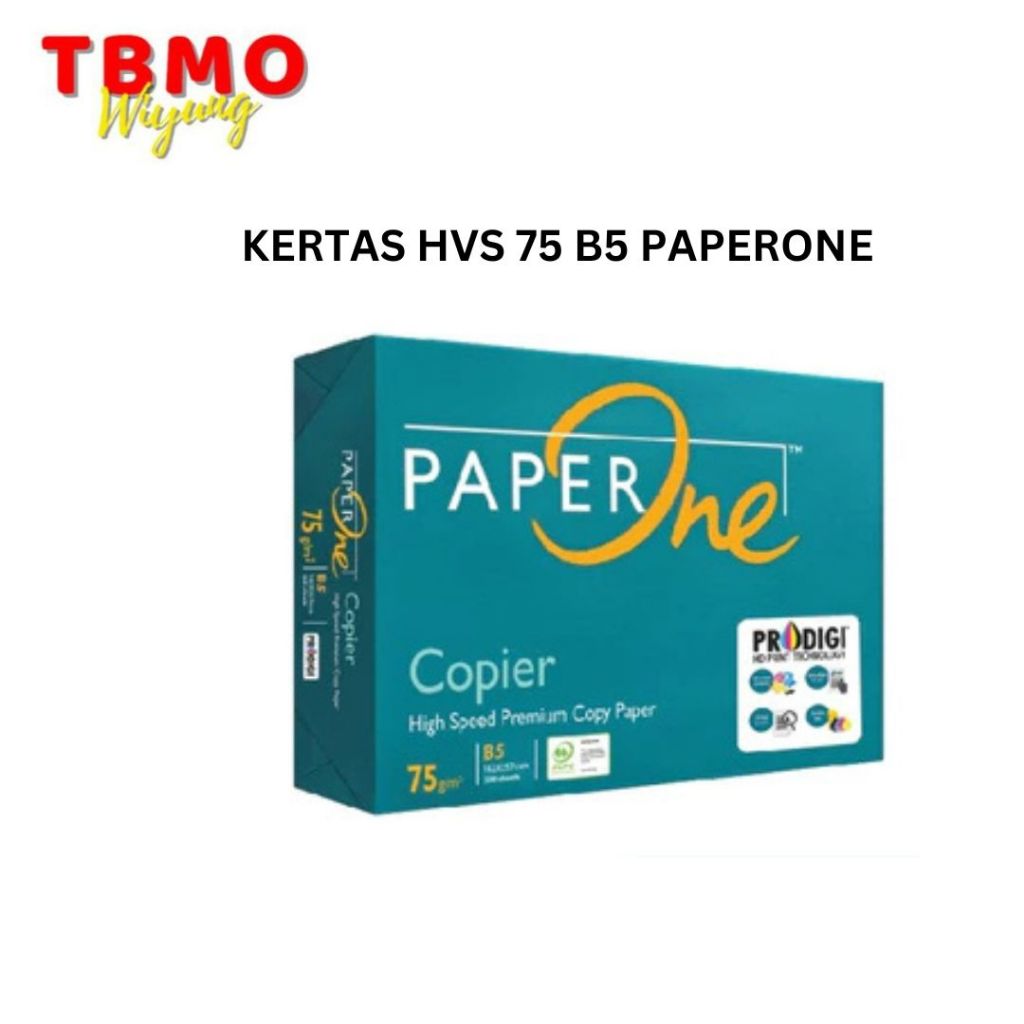 

TBMO KERTAS HVS 75 B5 PAPERONE