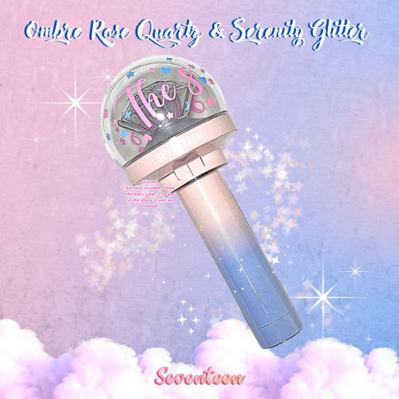 

Glitter Ombre Rose Quartz & Serenity Skin Sticker Caratbong Versi 3