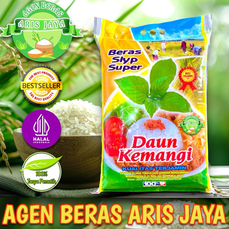 

Beras Daun Kemangi Pandan Wangi Premium Asli