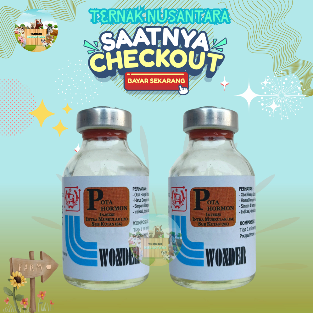 POTAHORMON 2, 5, 10 ml | Potahormon Burung, Potahormon Ayam, Testohormon Ternak, Hormon Ayam, Hormon