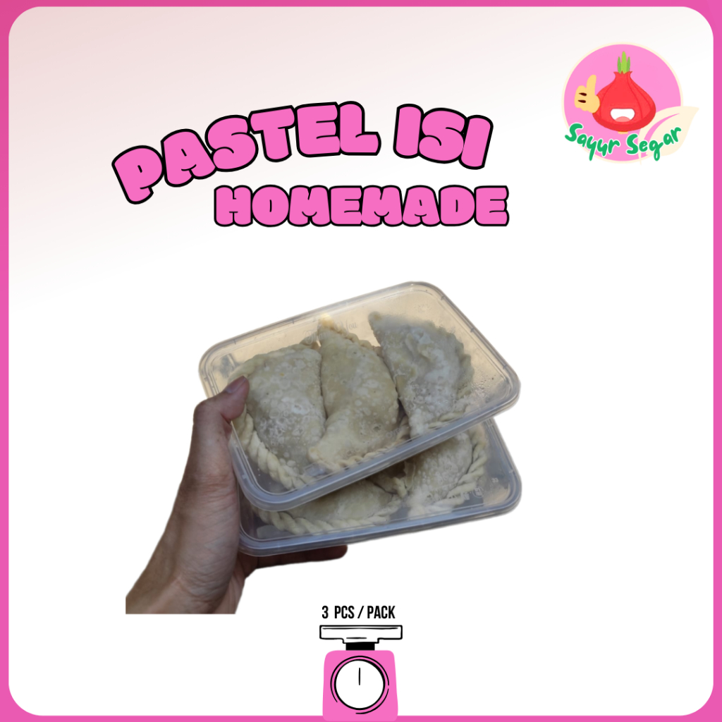 

Sayur Segar - Pastel Homemade Frozen Box Isi 3 pcs