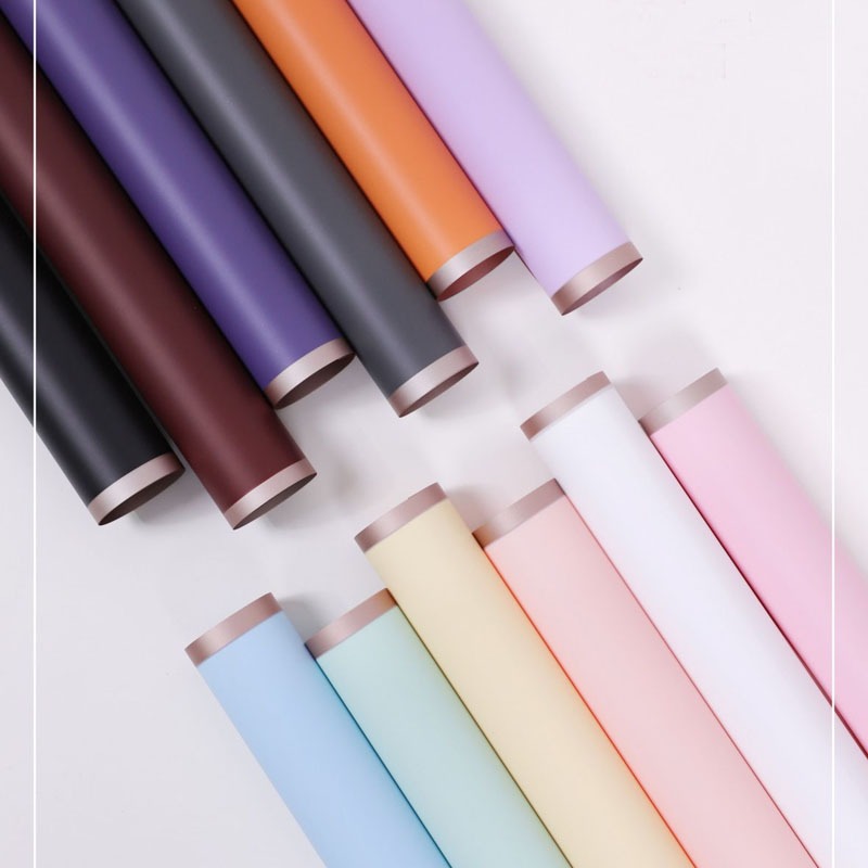 

KERTAS BUNGA LIST GOLD MLM (1 PACK = 20 PCS) FLOWER WRAP/ PEMBUNGKUS BUNGA WATERPROOF BUKET WISUDA