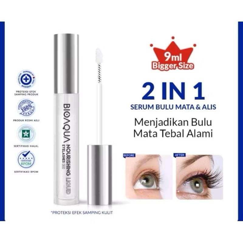 Serum bulu mata serum penumbuh bulu alis bio aqua