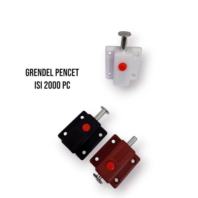 grendel, grendel tekan, grendel pencet, grendel pintu, grendel mini