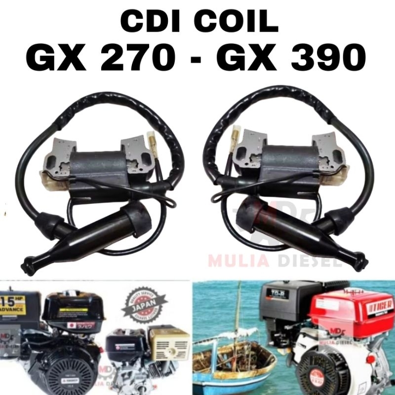 CDI COIL Pengapian Mesin Penggerak GX270 GX390 GX 270 390 13 HP 15 HP