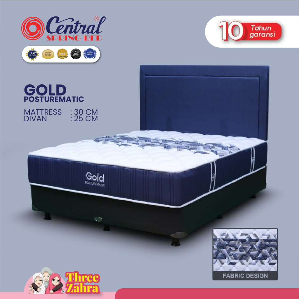 Kasur Springbed Central Gold Posturematic / Springbed Central Gold