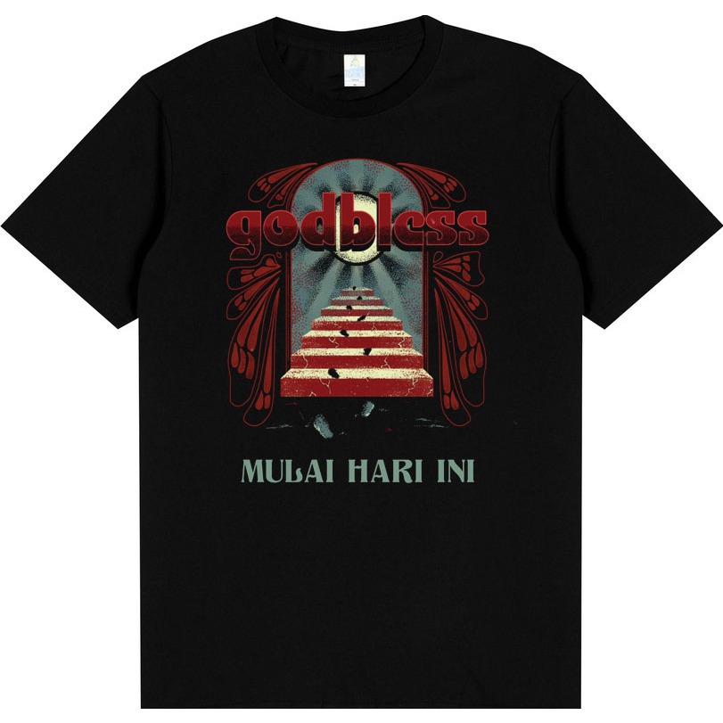 BLACKPAPER t-shirt musik kaos band rock indonesia GODBLESS / GONG 2000