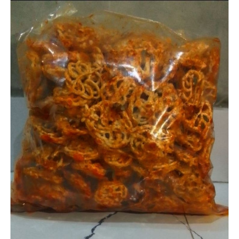 

kerupuk mawar/pedo 1kg pedas daun jeruk