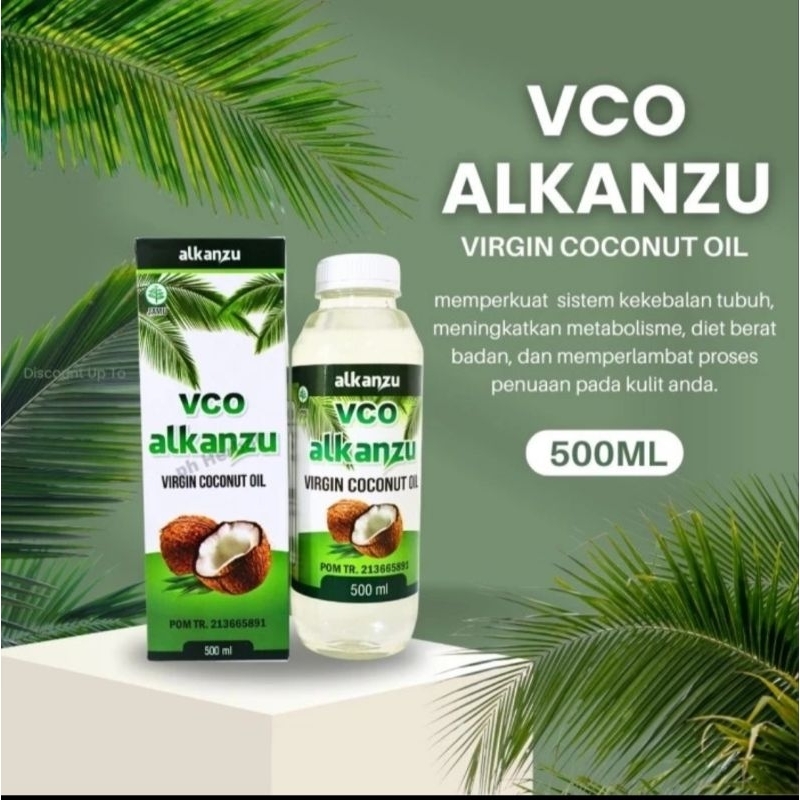 

VCO Alkanzu Virgin coconut Oil 500ml Minyak Kelapa