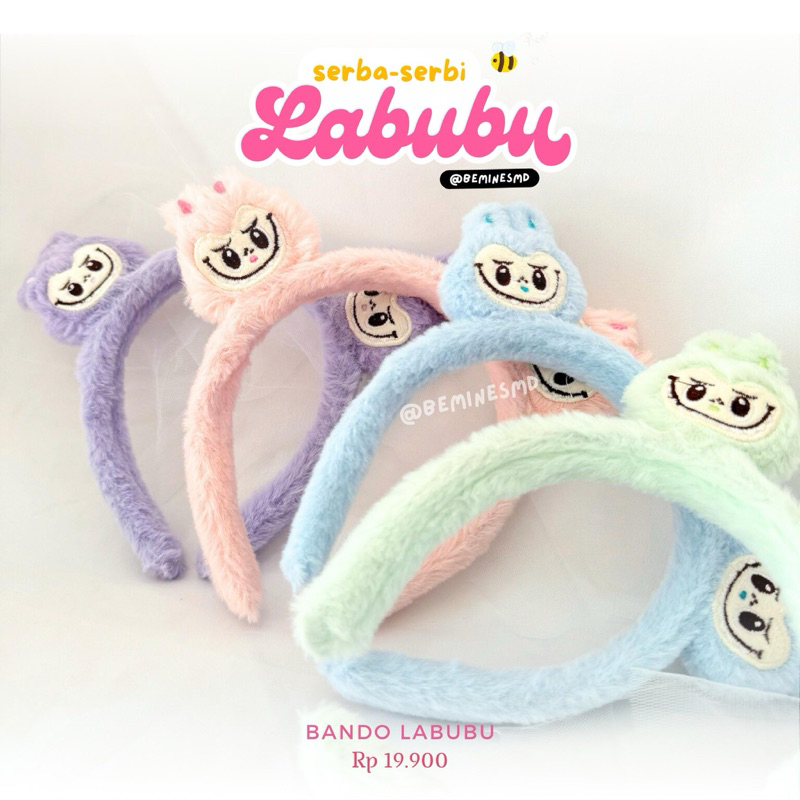 BANDO LABUBU BONEKA FLUFFY LEMBUT AW 030324