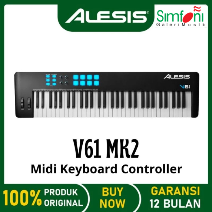 ALESIS V61MK2 V61MKII Midi Keyboard Controller 61 Keys