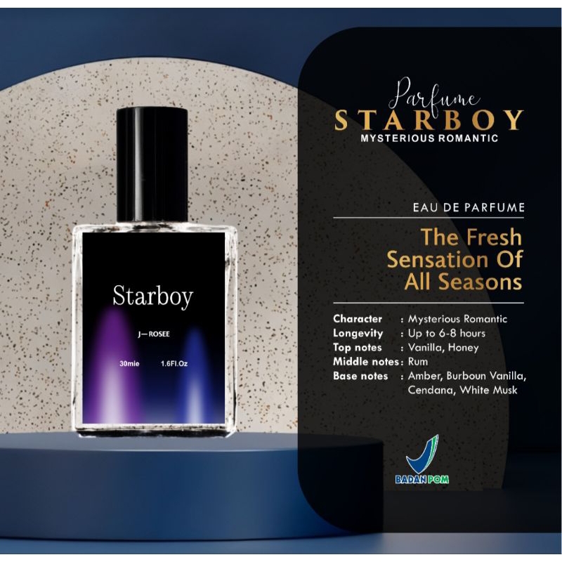 Parfum Starboy Parfum Pemikat Jayrose Starboy 30ml Parfum Viral Parfum Pria Tahan Lama Parfum Terlar