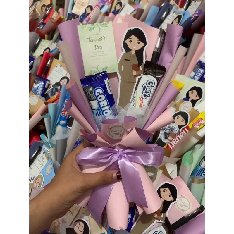 

Bucket Hari Guru / Bouquet Hari Guru / By request / Buket