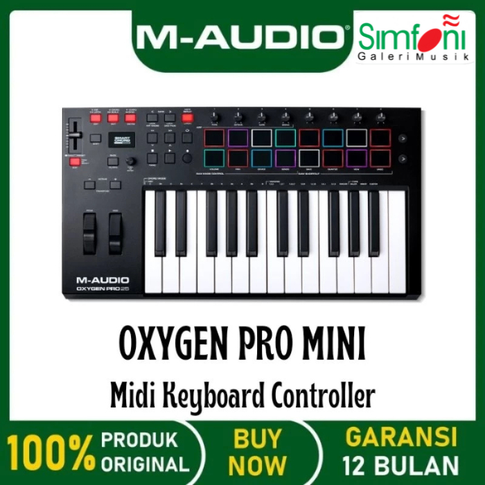 M-AUDIO OXYGEN PRO MINI Midi Keyboard Controller 32 Keys