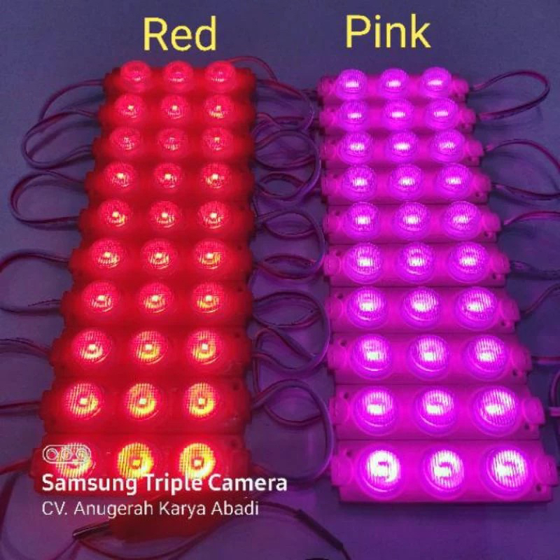 Lampu LED Kolong bulat Modul 3 mata & 6 mata 12 volt & 24 Volt Waterproof Motor Mobil